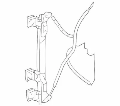 Подлинный мотор окна двери GM 2002-2007 Chevrolet Buick GMC Oldsmobile 88980703 - Изображение 1 из 2