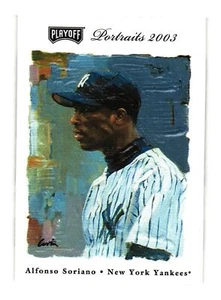 2003 Playoff Portraits #46 Alfonso Soriano New York Yankees - Picture 1 of 2