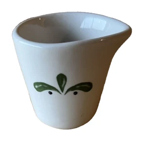 Cute Restaurant Ware Creamer with Olive-Green Leaves & Black Dots - Picture 1 of 4