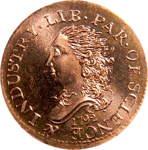 2015 Half Disme Pattern Token Modern Restrike Anacs MS66 (26-16) - Imagen 1 de 4