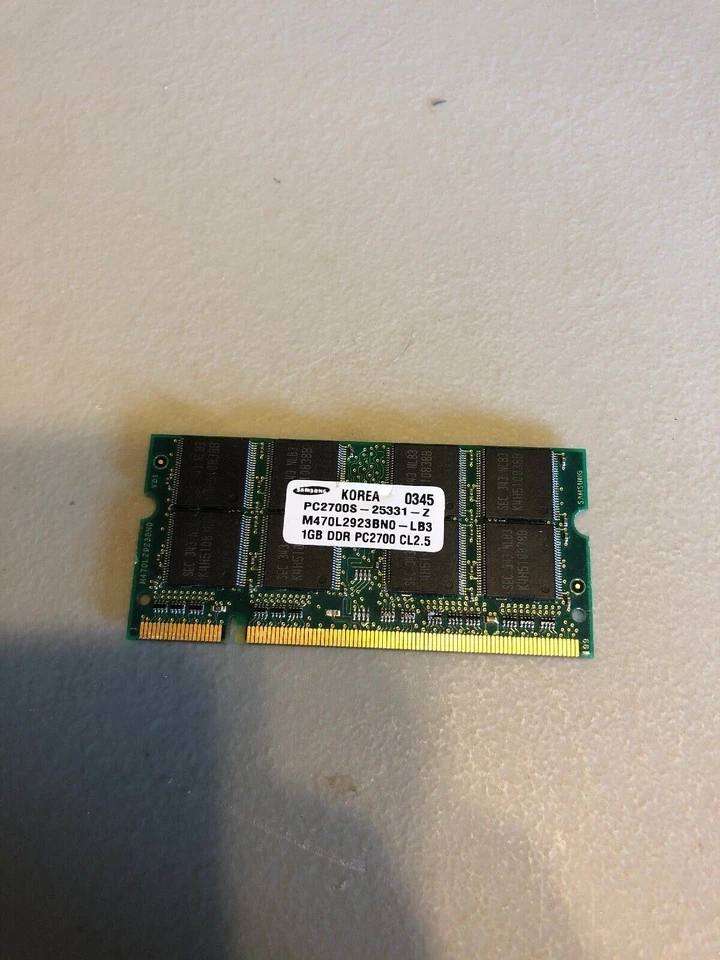 M470L2923BN0-LB3 Samsung 1GB DDR PC2700 - Image 1 of 1
