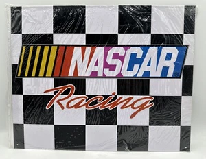 NASCAR Racing Stock Car Man Cave Tin Sign 12”x15” NEW - Picture 1 of 2