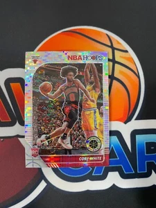 2019-20 NBA Hoops Premium Stock Silver Pulsar Prizm Coby White #204 Rookie RC - Bild 1 von 2