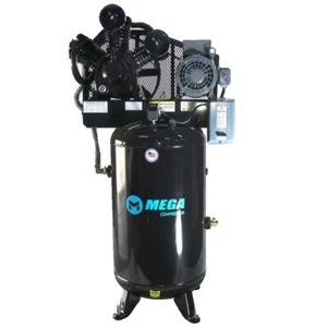 MEGA Industrial Series 7.5-HP 80-Gallon Two-Stage Air Compressor w/ 10-HP Pum... - Picture 1 of 1
