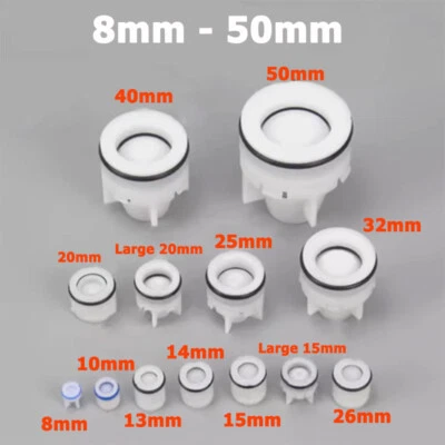 8mm-50mm Plastic Insert Check Valves Non-Return One Way Water Control Connectors - Image 1 of 4