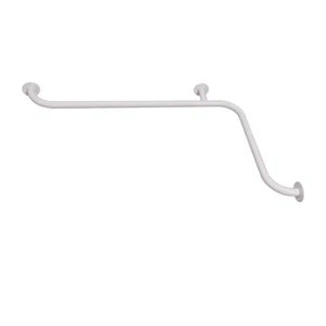 Pasamanos para Bañera para Baño Accesible 100/70 cm Blanco DN32mm - Imagen 1 de 8