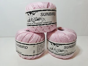 Sunbird Cotton X3 WoolCraft Soft Fine Thread Knitting Ball 50g 3Ply 3.25mm - Picture 1 of 6