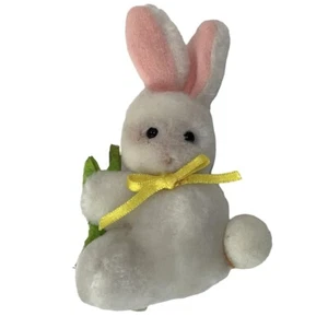 Vintage Eden Toys Coniglietto Pasquale Bianco Bambini Clip On Abbracciatore Peluche 5" - Foto 1 di 6