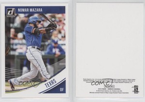 2018 Panini Donruss Blank Back Nomar Mazara #186
