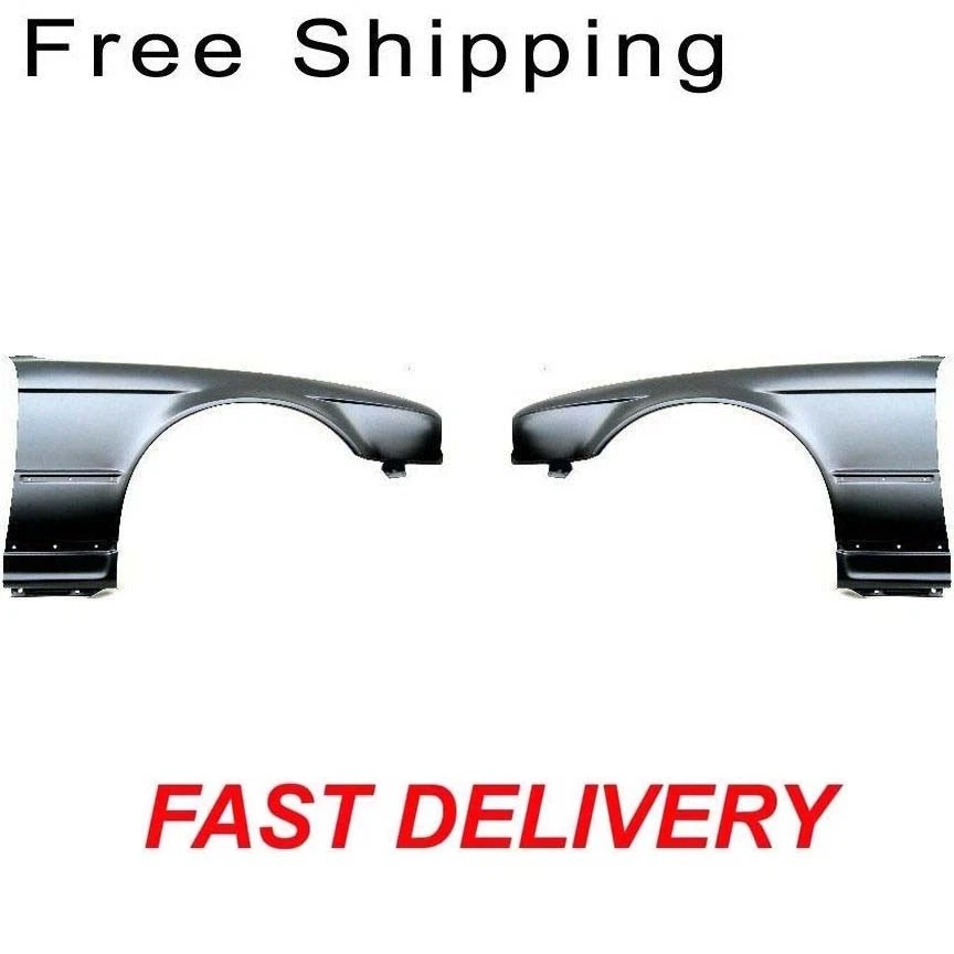 Juego de 2 guardabarros delanteros laterales derecho y derecho sin orificio de lámpara para BMW M5 540i 535i   Foto 1 de 3