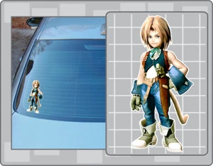 ZIDANE TRIBAL from Final Fantasy IX Vinyl Decal #1 Car Truck Laptop Sticker - Picture 1 of 1