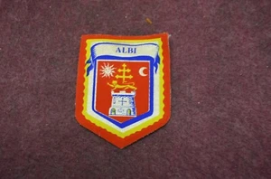 ANCIEN ÉCUSSON BISCOTTE GRECOIRE BLASON RÉGION VILLE ALBI CPA - Imagen 1 de 1