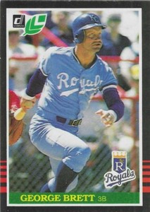GEORGE BRETT 1985 DONRUSS / LEAF #176 KANSAS CITY ROYALS 