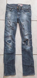 &SQIN Jeans Gr. 146 Used Look - Bild 1 von 4