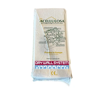 CELLULOSA IN FIOCCHI DA INSUFFLAGGIO 12,5 KG ISOLAMENTO TERMICO E ACUSTICO - Imagen 1 de 4