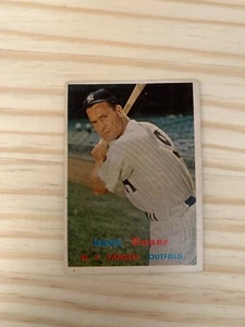 1957 Topps #240 Hank Bauer - New York Yankees (invM1) - Picture 1 of 2