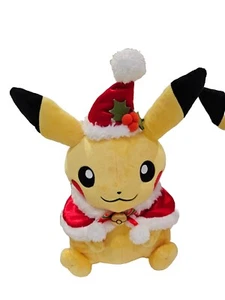 ✨ Pokémon Center Pikachu Plush Toy Santa Claus Christmas 2023 Edition – NWT - Picture 1 of 3
