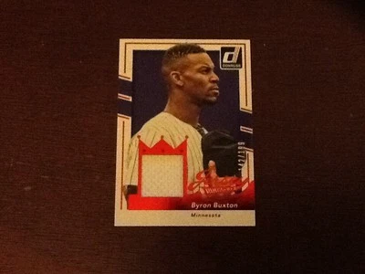 2016 Donruss Jersey Kings Red #JK-BB Byron Buxton Minnesota Twins ser#142/199 - Image 1 of 2