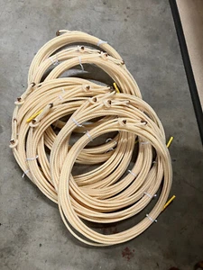 WAREHOUSE BOX - SET OF 10 - 5/16 WHITE NYLON 3 STRAND, 3X-4X - Picture 1 of 2
