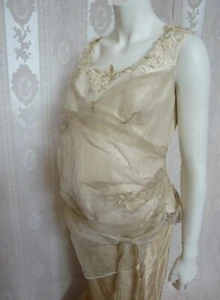 Umstandskleid Brautkleid Umstand NEU 40 cappuccino Schwanger Hochzeitskleid 790€ - Bild 1 von 5