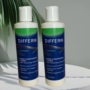 Differin Witch Hazel Toner for Face, Pore-Minimizing Toner 8oz Lot of 2 - Picture 1 of 4