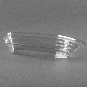 12 oz. Clear Plastic Banana Split Boat 500 / Case  - Picture 1 of 5
