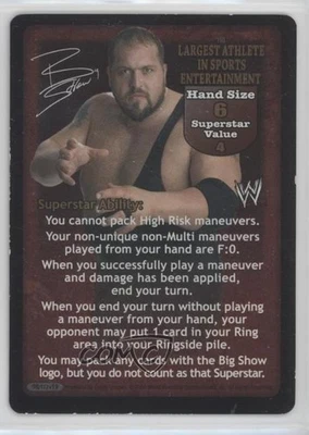 2006 WWE Raw Deal Trading Card Game Expansion 19: No Way Out Foil Big Show - Image 1 of 2