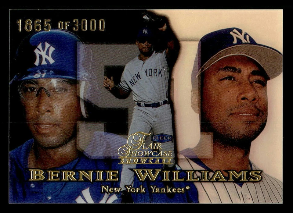 Bernie Williams 1999 Flair Showcase #57 Flair Showcase Row 1 Showcase 1865/3000 - Image 1 of 2