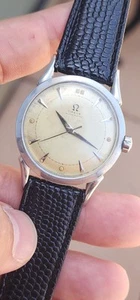 Vintage Omega Automatic Bumper Cal 351 Ref 2597 Men's Stainless Steel 34mm Watch - Picture 1 of 24