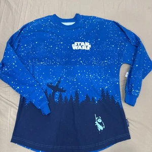 Star Wars Endor AOP Spirit Jersey Disney Parks Shirt Ewok Jedi New NWT Small - Picture 1 of 10