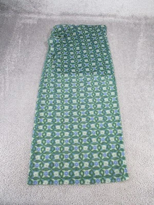 Falda midi Free People para mujer mediana verde con superposición de malla floral Foto 1 de 4