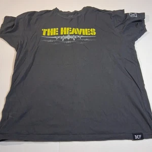 Herren T-Shirt DEFCOR Größe XL T-Shirt schwarz Rundhals The Heavies Militär Flugzeug - Bild 1 von 4