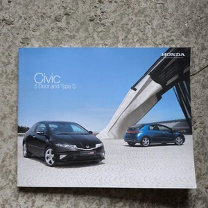 Honda Civic 5-dr & Type S 2010-2011 UK Market Sales Brochure SE Si ES EX GT - Picture 1 of 3