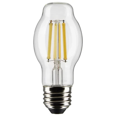 8 Watt BT15 LED - Clear - Medium base - 90 CRI - 2700K - 120 Volt - 24-Pack - Image 1 of 4