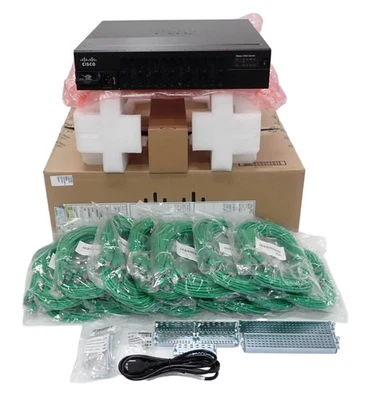 NEW Cisco ISR4351/K9 2U Integrated Services Router 2x SM-X-NIM-ADPTR 5x NIM 24A - Image 1 of 4