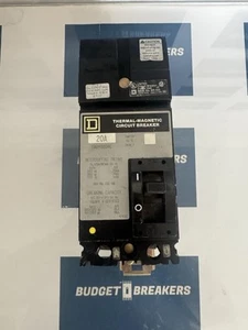 Square D FAB24020AC 20 Amp 480 VAC 2 Pole Type FA I-Line Circuit Breaker TESTED - Picture 1 of 5