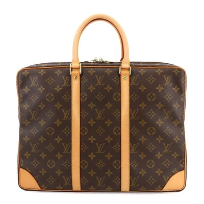 LOUIS VUITTON Monograma Porte Documents Voyage Maletín Marrón M53361 90299641 Foto 1 de 4