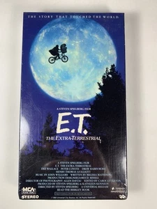 vtg E.T. The Extra Terrestrial VHS Tape Green Promo Factory Sealed New 1988 - Picture 1 of 7