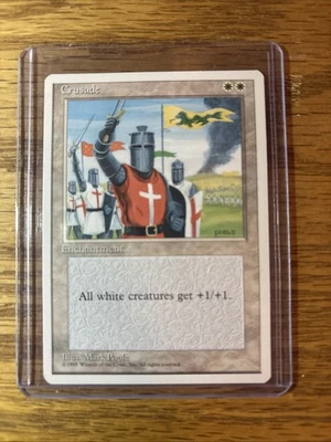 MTG Cruzade Crusades Enchantment 4th Edition 1995 Magic The Gathering - Image 1 of 2