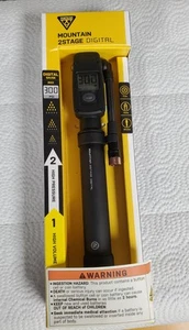 Topeak Mountain Digital Shock/Tire Mini Pump - 2Stage, 300psi, Black - Picture 1 of 1