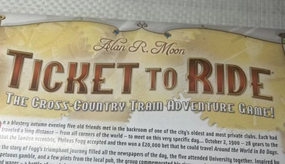 Ticket to Ride Rulebook Only – 2004 Edition – Replacement Instruction Book - Image 1 of 2