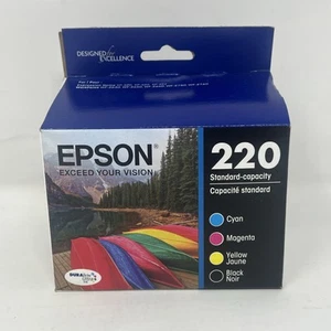 Epson DURABrite Ultra 220 Ink Cartridges - Black/Cyan/Magenta/Yellow, 4 Pack - Picture 1 of 5