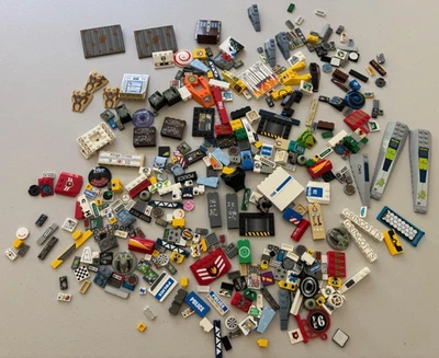 LEGO HUGE LOT Decorated Stickers Sticker Printed BRICKS TILES As Shown (Lot A) - Image 1 of 4
