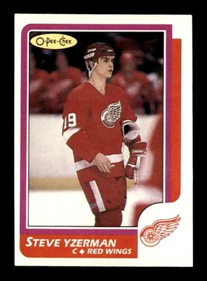 1986 O-Pee-Chee #11 Steve Yzerman   NM X2588747 - Image 1 of 2