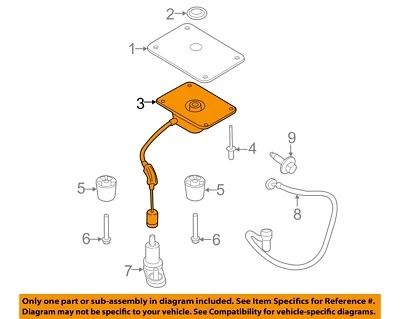 FORD OEM 14-23 Transit Connect Spare Tire Carrier-Spare Carrier DV6Z1K353B - Image 1 of 2