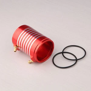 Red/Black Alloy Water Jacket 36 Series 3650 3660 BL Motor L45mm ID36mm RC Boat - Picture 1 of 14