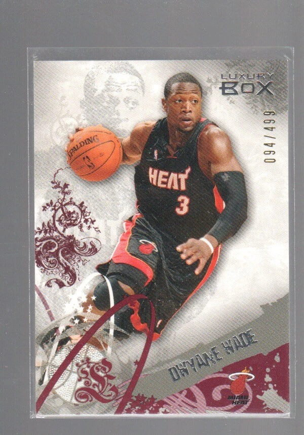 DWAYNE WADE 2006-07 TOPPS LUXURY BOX RED CARD #10 /499 - Image 1 of 1