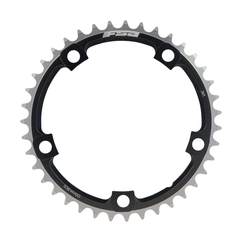 FSA CHAINRING PRO 39T 130 BCD 10-11S 5 BOLTS 130X39 BLACK WB293 371-0139C - Image 1 of 1