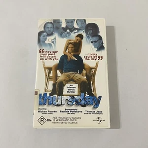 Thursday (VHS, 1998) Rare 90s Movie Black Comedy Crime Thriller Ex Rental Video - Picture 1 of 4