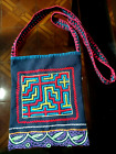 Hand-embroidered shipibo bag from the Peruvian jungle